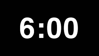 6 Minutes Countdown - 360 Seconds Timer