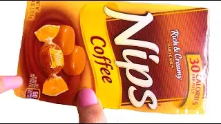 ASMR Unboxing Nips Coffee hard Candies