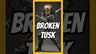 Broken Tusk Predator #alien #yautja #thepredator #alienvspredator #xenomorph #xenomorphqueen