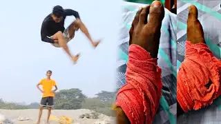 Double Side flip me injury Hogaya 😭 Hard practice session 