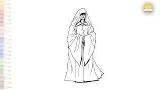 Darth Sidious drawings video 02 |Star Wars easy drawings | How to draw Darth Sidious Sheev Palpatine