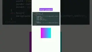 linear gradient using CSS 