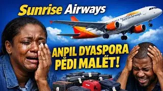 Sunrise Airways : Anpil Dyaspora Pèdi Malèt, Skandal pete nan airport Okap la😱✈️
