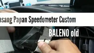 cara pemasangan speedometer custom BALENO old //1996 -2002
