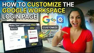 How to customize the Google Workspace login page
