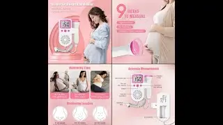 Baby Heart Rate Detector Pregnant Ultrasonic Baby Heartbeat Monitor Fetal Monitor Do