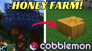 How To Make A Semi-Auto Saccharine Tree HONEY Farm In Cobblemon! The Cobblemon Survival Guide S2E7