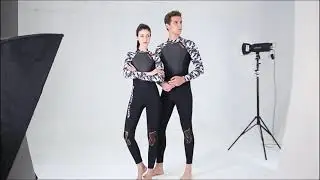 DIVE & SAIL 3MM Camo Shoulder One Piece Full Wetsuit