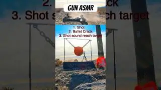 What a BULLET CRACK sounds like in real life | Does Call Of Duty sound like this ASMR