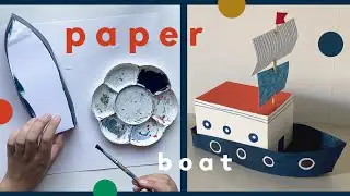 paper boat | TUTORIAL | diy