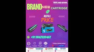BRAND-NEW COMPATIBLE LASER PRINTER TONER CARTRIDGES @ REFILLING PRICE