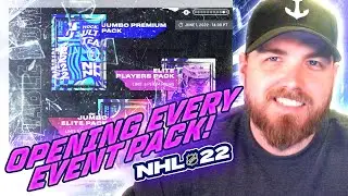 OPENING EVERY EVENT PACK! | NHL 22 HUT