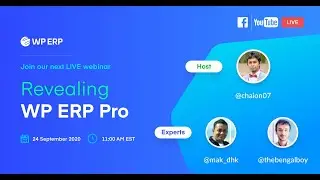 WP ERP Webinar | Revealing WP ERP Pro