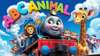 ABC Animal Train | Fun Song for Kids | Learn A to Z|Animagik Stories