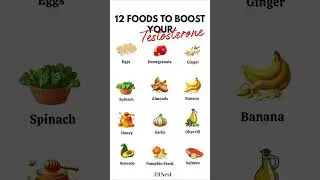 Forget Pills! Eat These 12 Foods to Boost Your T-Level Naturally 🚀