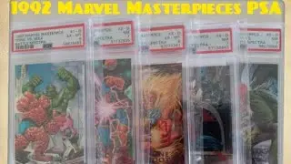 Marvel Masterpieces 1992 - PSA Mint Graded - Battle Spectra Set!