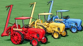 Work with Colors - GRASS MOVING with Mini Tractor | Farming Simulator 22
