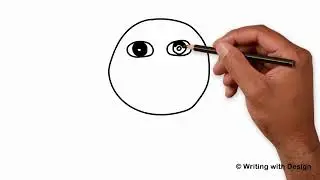 oval eyes with lashes classroom tutorial