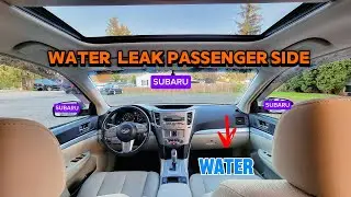 Subaru Outback water leak on the passenger side Wet Floor 