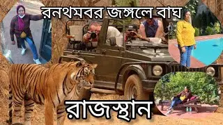 রনথমবর রাজস্থানে বাঘের মুখোমুখি || Ranthambore Forest Safari || Trinetra Ganesh In Ranthambore Fort 