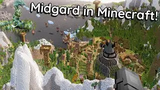 I Built a Custom Viking Village in Minecraft (Midgard).