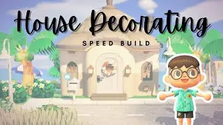 Beach Island Resort House Decorating ACNH Speed // Animal Crossing | New Horizons