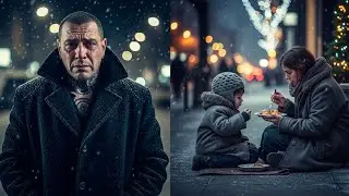 Mafia Boss Lost and Alone on Christmas — What He Witnesses a Poor Mom Do Changes Everything...
