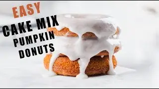 Easy Cake Mix Pumpkin Donuts