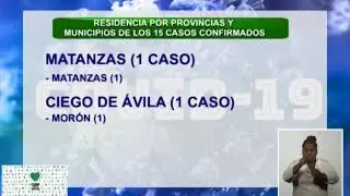 Cuba reports 15 new cases of COVID-19 over the past 24 hours - press briefing,  May 23th.