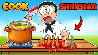 Chef Nobita Cooking Shinchan Soup 😱😱 | Shinchan And Nobita Game | Funny Game |