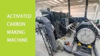 Coconut shell hazenult olive palm kernel shells wood chips activated carbon making machine