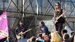 2015-04-24 Новороссия РОК в Донецке пл Ленина Юz-band - 