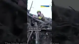 Terrifying trench footage from Ukraine shows brave fights protectin their position with gunfire