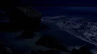 Sleep for 10 hours with high quality stereo sound of the rolling ocean waves for a deep sleep