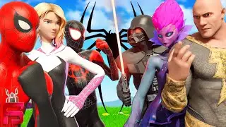 Spider-Man's Family FIGHT EVIL.. Fortnite Seasons 4