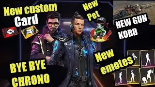 Advance Server First look 🔥🤯 || Chrono ability changed 😱|| new pet, new gun, new emotes
