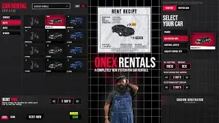 Onex Vehicle Rental : The Ultimate FiveM Rental Menu Script for ESX, QBCore, vRP & Standalone