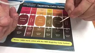 How to mix colors with MagicEzy Tile Repair Kit - Terracotta Color System