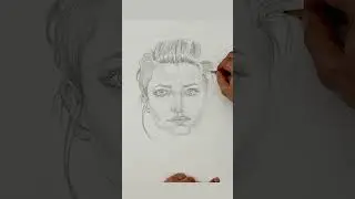Realistic Woman Portrait Drawing