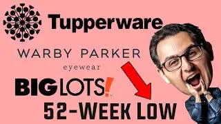 TIME TO BUY? | 3 Stocks at 52 Week Low: Tupperware Stock, Warby Parker Stock, Big Lots Stock