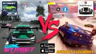 CarX Street VS Asphalt 9 Legends 🔥😈 (iPhone 13 pro Max)