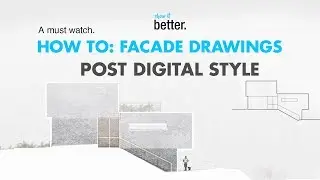 Elevation Drawings for Architecture / Architecture Illustration