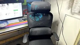 UNBOXING + MONTAGEM COMPLETA DA CADEIRA GAMER DE MESH LUVINCO ERGONÔMICA B500!