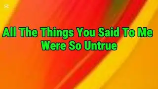 Pete Campbell - You Lie (lyrics)