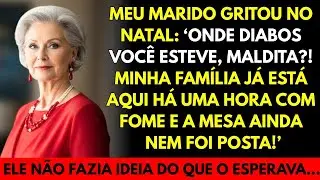 Meu marido me chamou de inutil no Natal! Todos riram    sem saber o que os esperava
