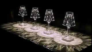 USB Diamond Table Lamp Acrylic Decoration Light