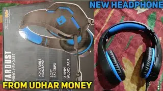 MY NEW HEADPHONE😍 FROM - UDHAR MONEY 😁 COSMIC BYTE STARDUST💕
