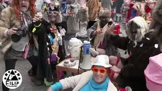 verzamelen op de grote markt van ( Oisjt )  Aalst voor de voil janettenstoet
