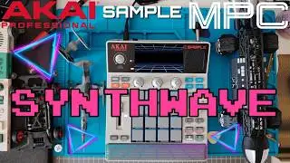 AKAI MPC SAMPLE - SYNTHWAVE RETROWAVE (2) #synth #akaimpk #synthwave #akaisample #electronicmusic