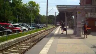 Stra&szlig;enbahn Strau&szlig;berg in Strau&szlig;berg Bahnhof